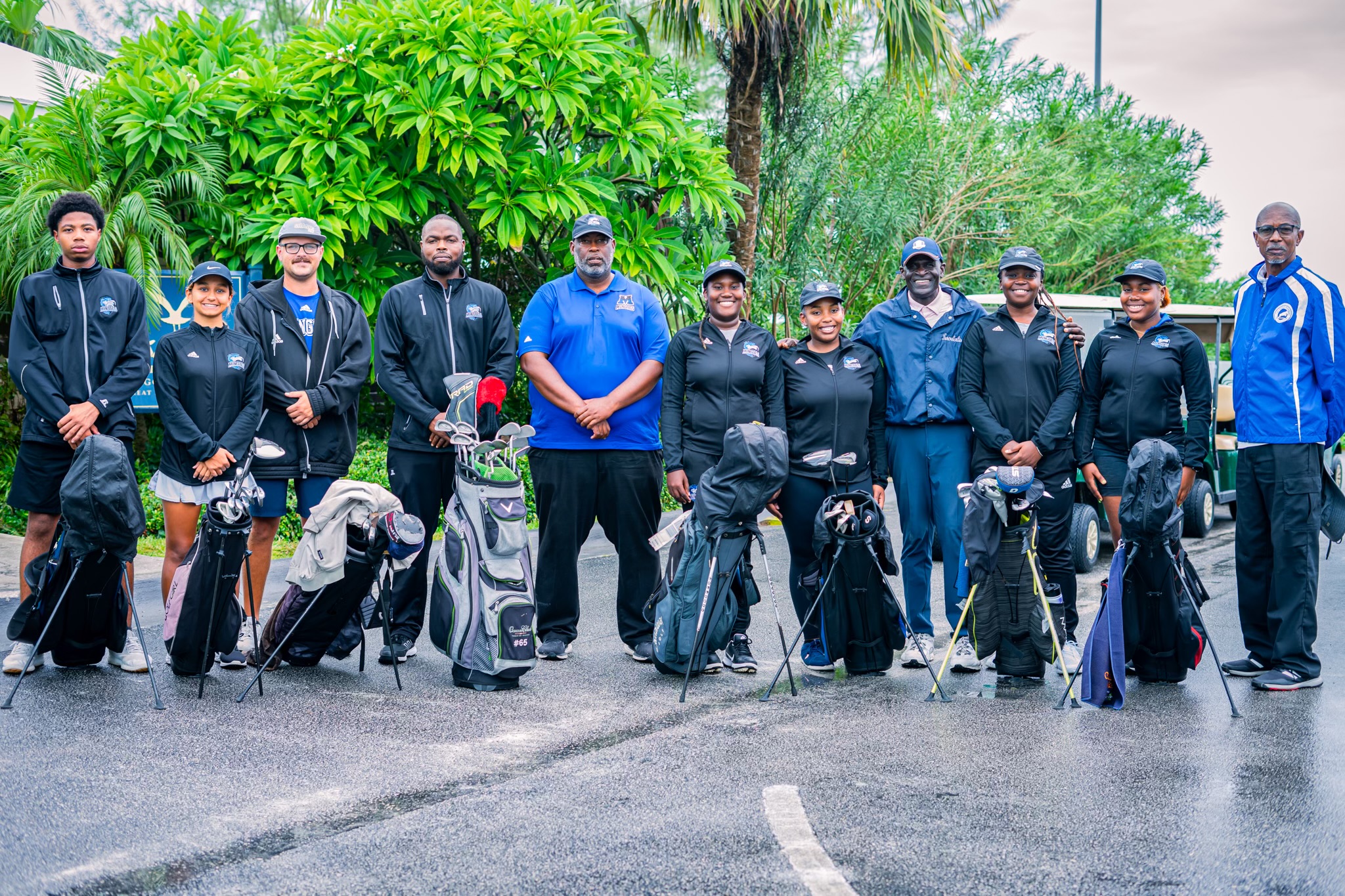 Univerisity Of The Bahamas Women & Men golf team lands in Exuma.
